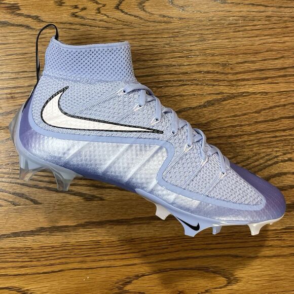 Nike Vapor Edge 360 Untouchable Men's Aluminum Football Cleats NEW Blue Silver - Picture 1 of 6